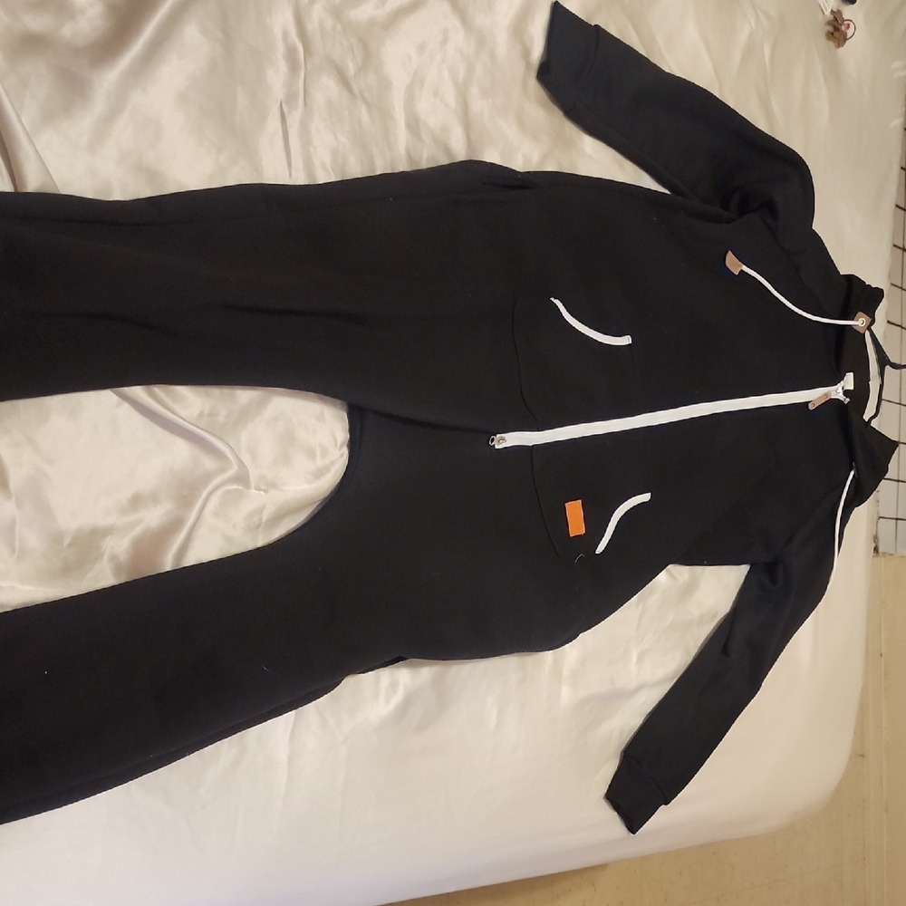 Old Navy Black and White Men's Jumpsuit